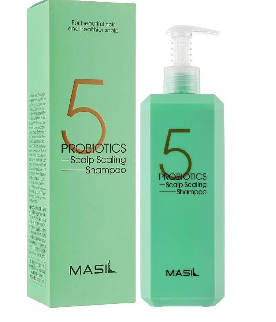 Шампунь для глибокого очищення шкіри голови - Masil 5 Probiotics Scalp Scaling Shampoo 500ml