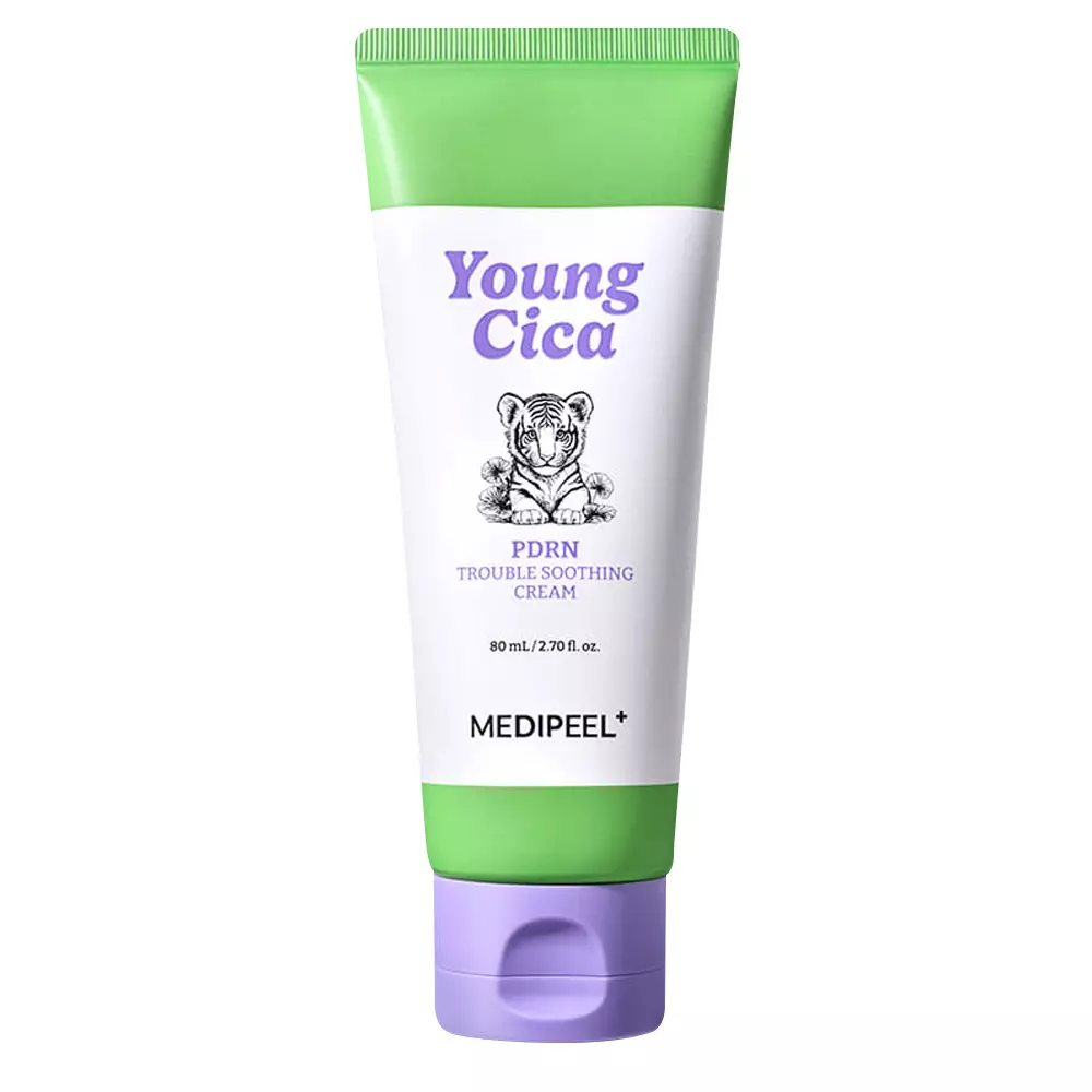Medi Peel YOUNG CICA PDRN TROUBLE SOOTHING CREAM Заспокійливий крем для обличчя з центеллою та PDRN 80 мл