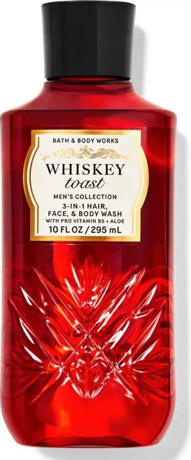 Чоловічий 3в1-гель для душу, шампунь Bath and body works - Whiskey Toast 295ml