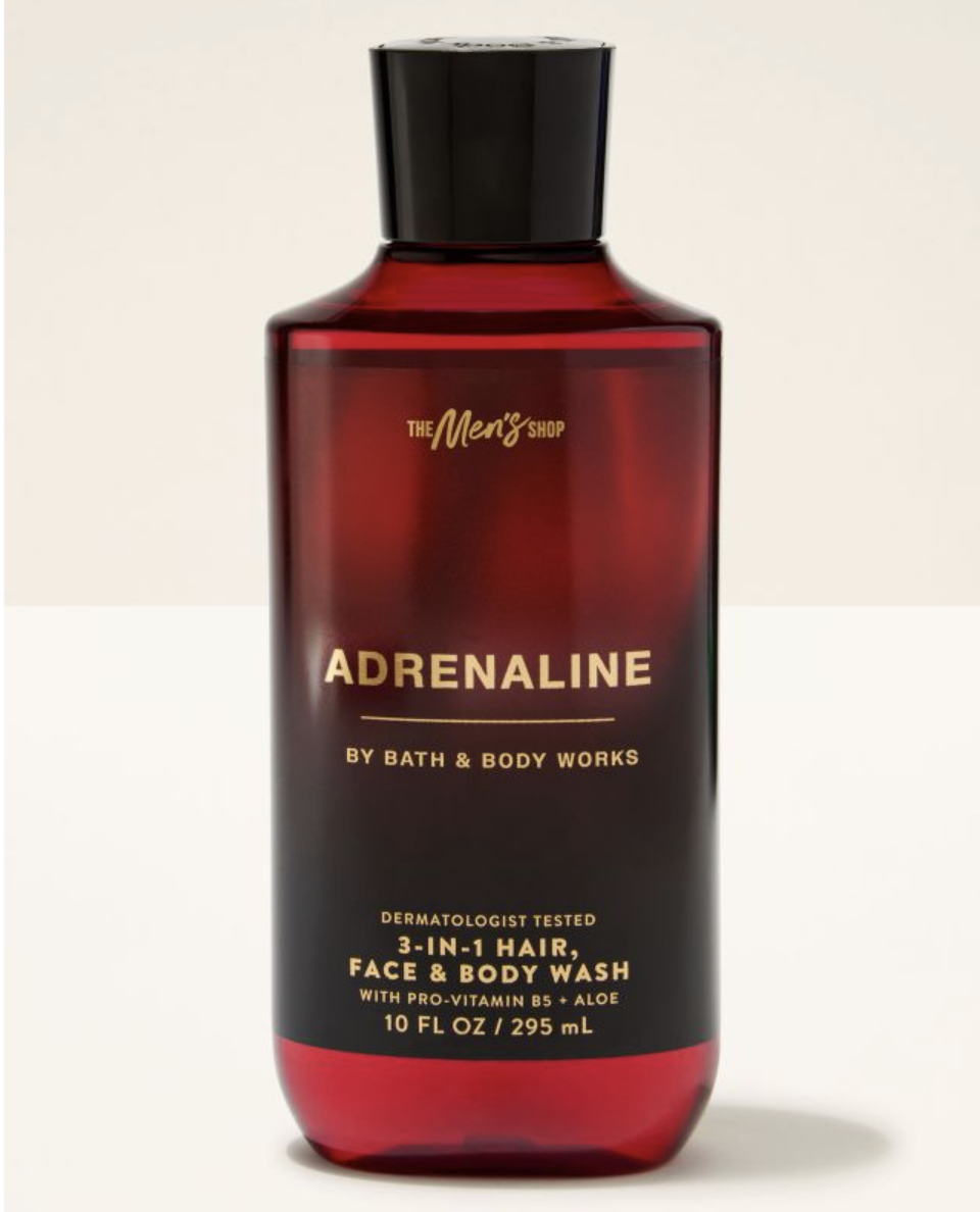 Чоловічий гель для душу 3в1 Bath and Body Works - Adrenaline 295ml