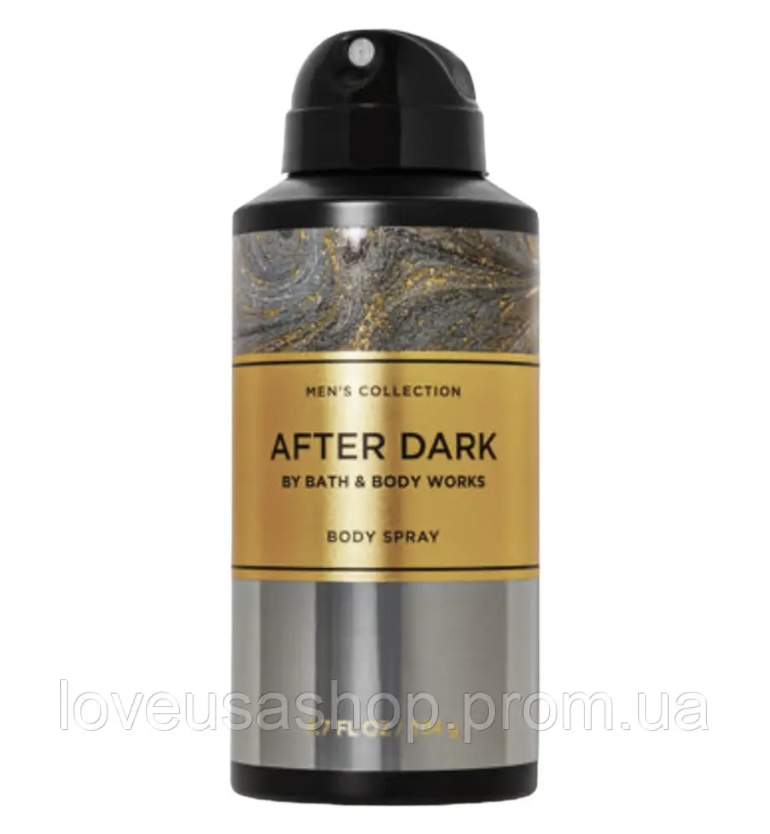 Чоловічий дезодорант спрей для тіла Bath and Body Works After Dark Men's Collection Deodorizing Body Spray (104g.)