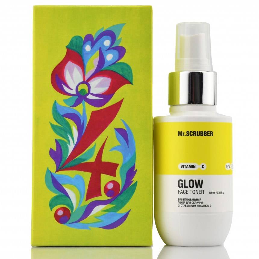 Mr.Scrubber vitamin c glow toner висвітлювальний тонер для обличчя 100ml