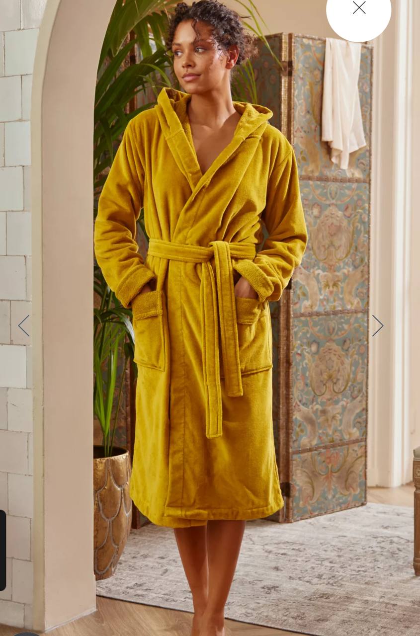 Халат махровий Rituals Super Smooth Cotton Bathrobe жовтий розмір M