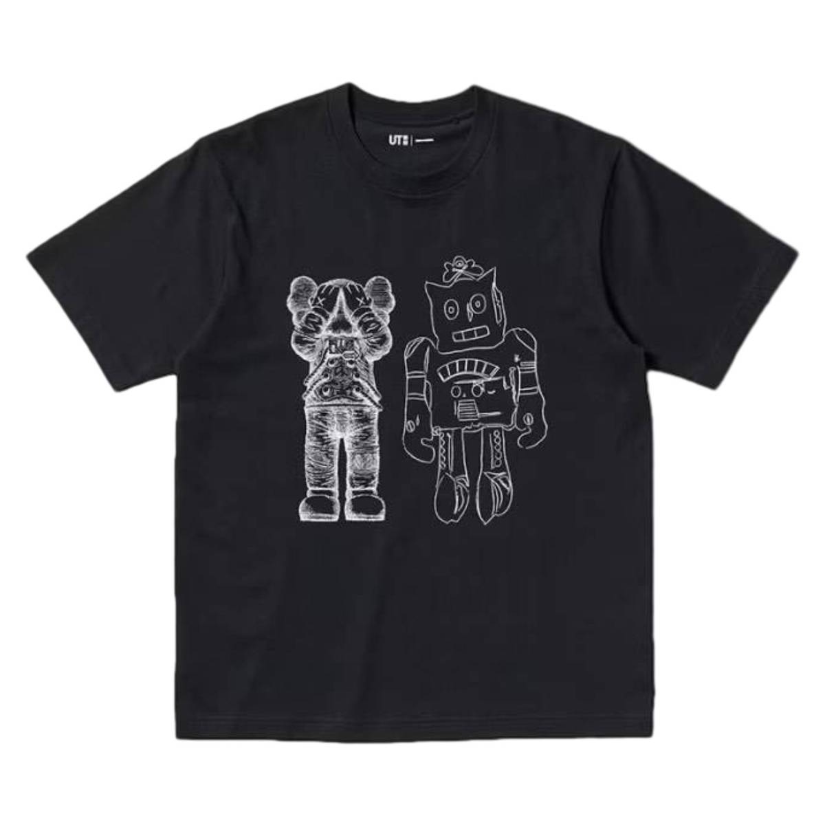 Uniqlo футболка KAWS WARHOL колір - чорний, принт - andy warhol на спині, розмір - xs