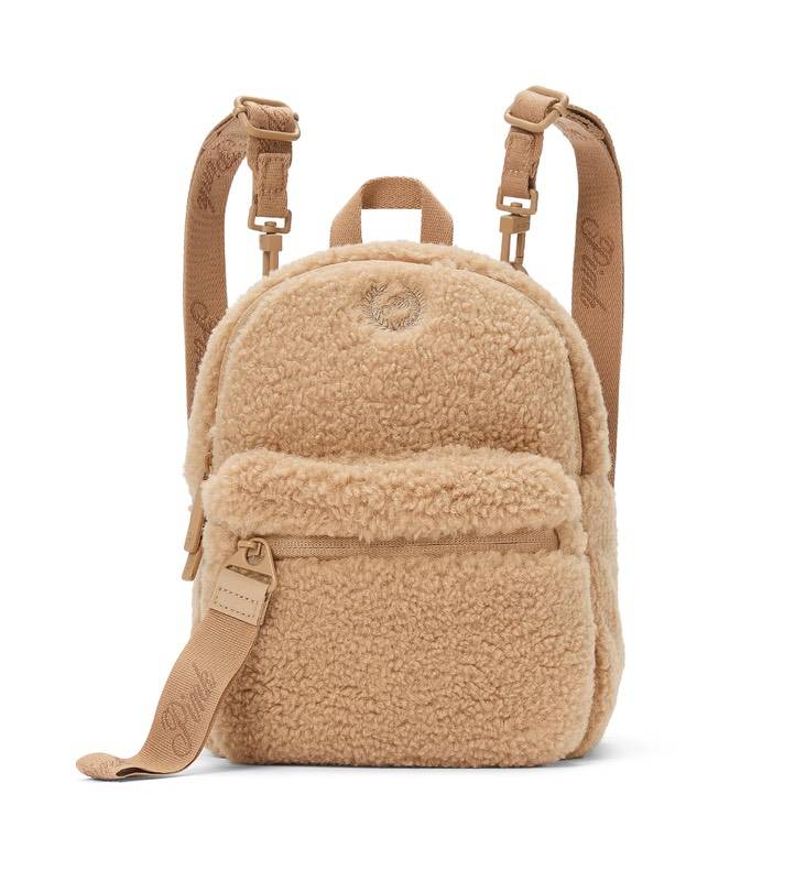 victoria's Secret Pink Рюкзак міні трансформер Brown Sherpa Teddy