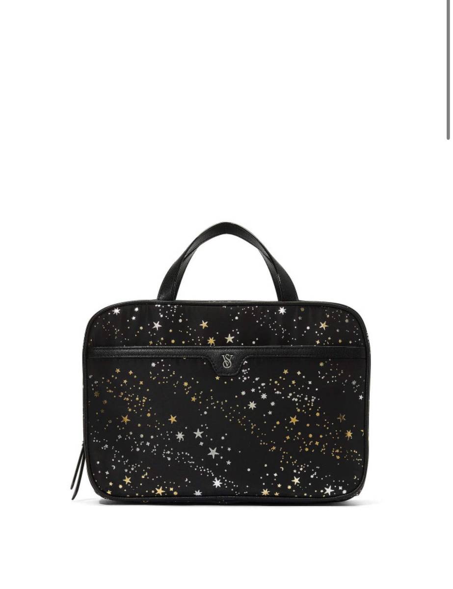 Victoria's Secret Дорожня косметичка Travel Toiletry Bag Black Celestial