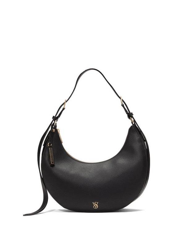 Victoria's Secret Сумка CRESCENT CURVE SHOULDER BAG Чорна