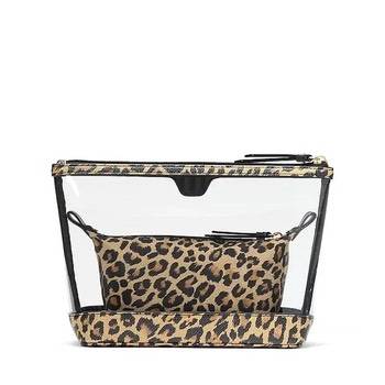 Victoria`s Secret Косметичка Beauty Bag Duo Leopards колір - леопард