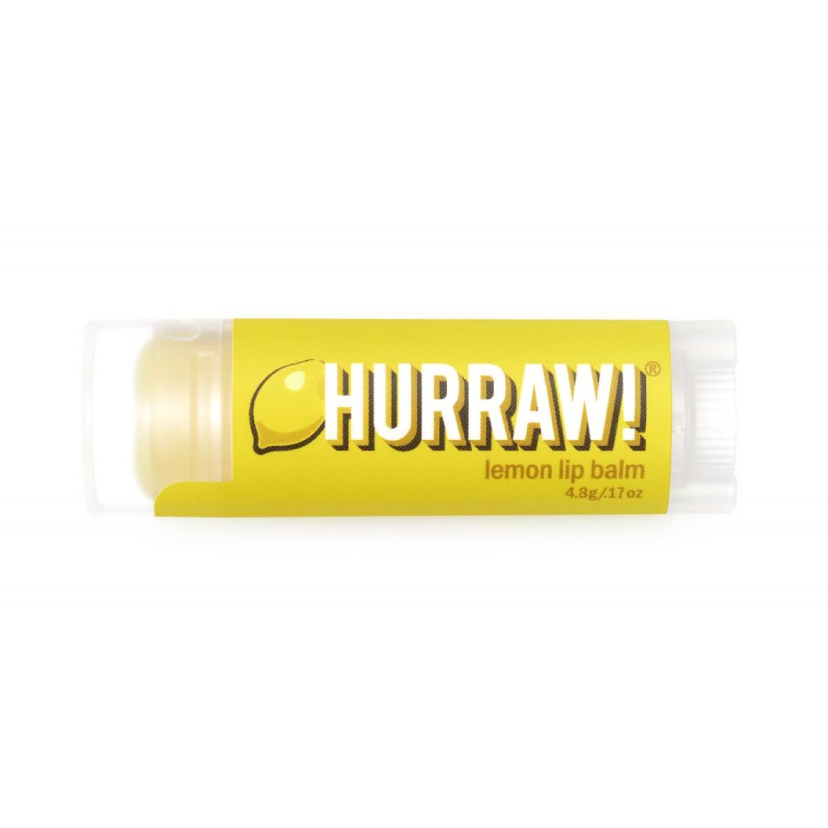 БАЛЬЗАМ ДЛЯ ГУБ HURRAW - Lemon LIP BALM (4,8Г)