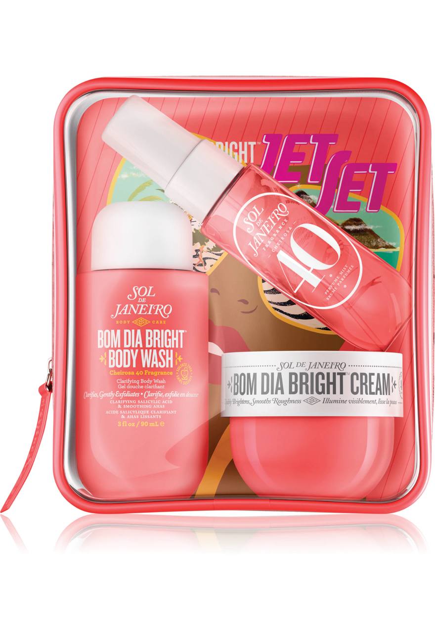 Набір Sol de Janeiro Bom Dia Bright Jet Set (міст30ml + крем50ml + гель для душу90ml)