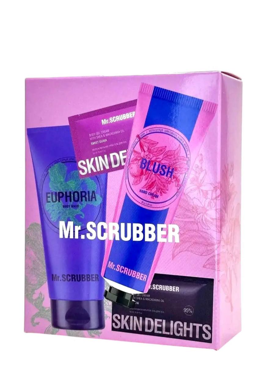 Подарунковий набір Mr.Scrubber Beauty Box (парф крем для рук і гель для душу)