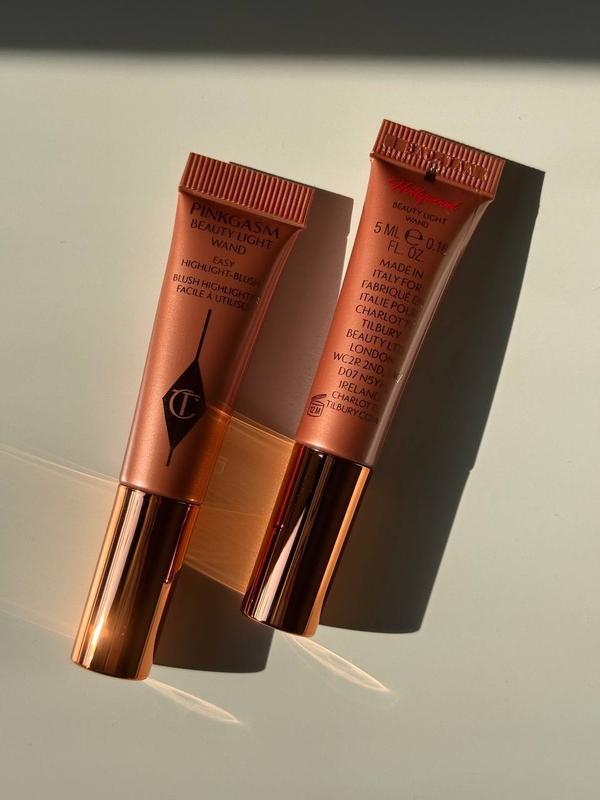 Кремові рум'яна Charlotte Tilbury Glowgasm Beauty Light Wands у відтінку Pinkgasm 5ml