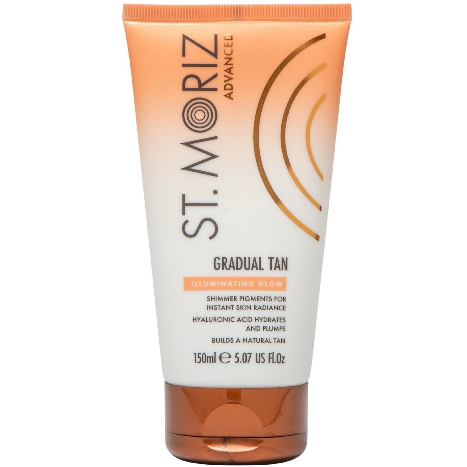 Лосьйон для поступового прояву автозасмаги з шимером St.Moriz Advanced Illuminating Gradual Tan Lotion, 150ml