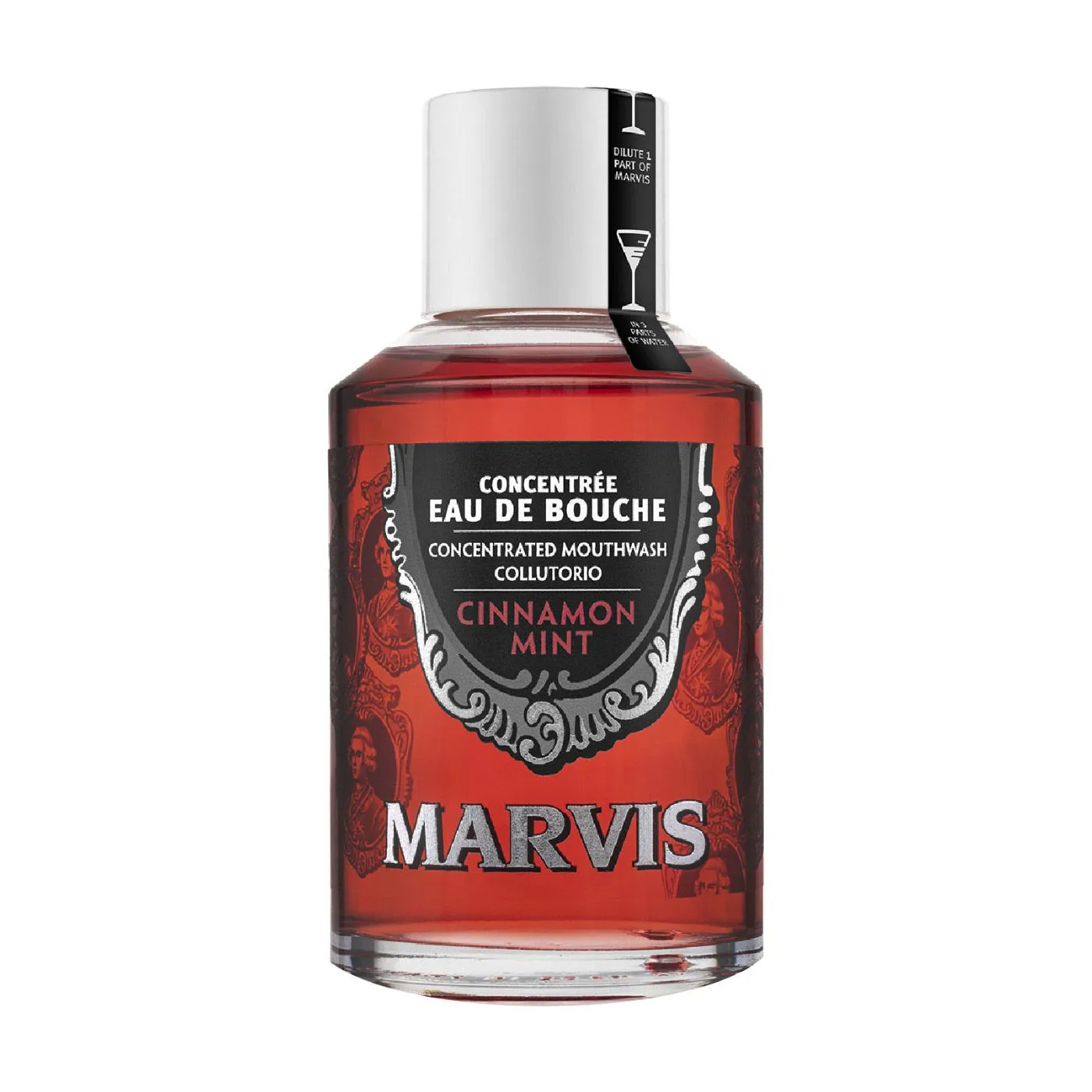 Ополіскувач концентрат для порожнини рота Кориця та М'ята Marvis - Cinnamon Mint 120ml