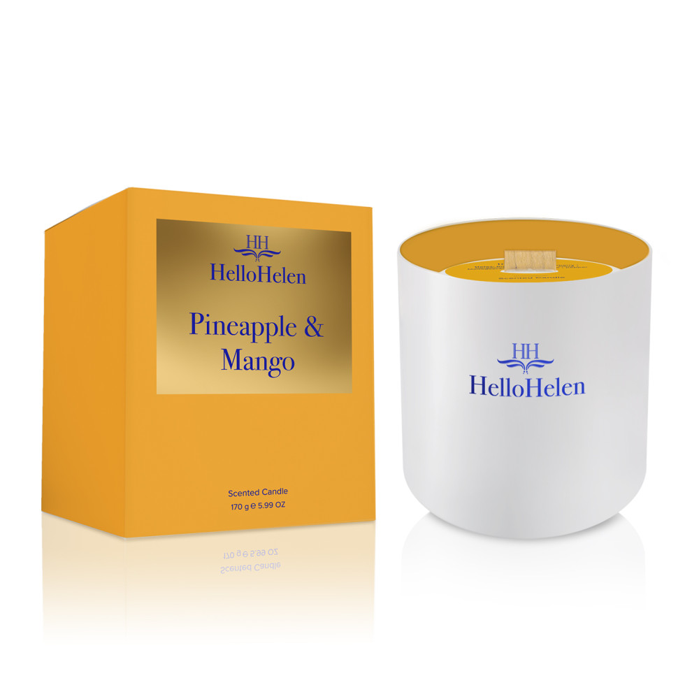 HelloHelen аромасвічка Pineapple and mango 170ml