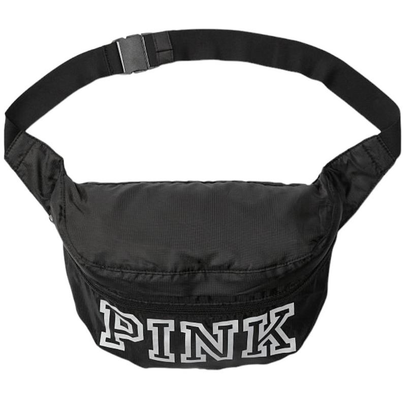 Сумка Трансформер VICTORIA'S SECRET Pink бананка рюкзак чорний