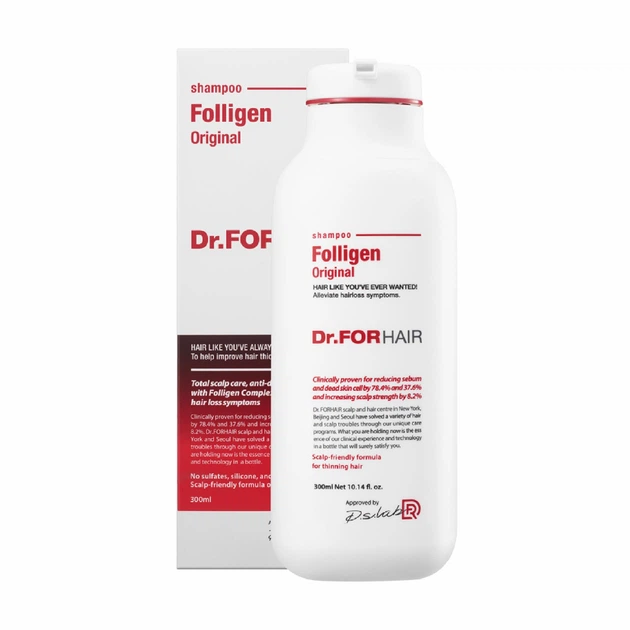 Шампунь проти випадіння волосся Dr FORHAIR Folligen Shampoo 500ml