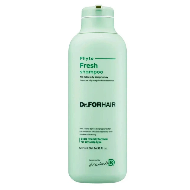 Міцелярний шампунь для жирної шкіри голови Dr FORHAIR Phyto Fresh Shampoo 500ml