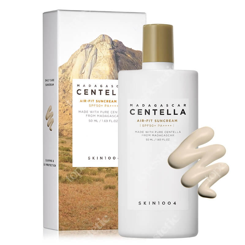 Skin1004 Madagascar Centella Air-Fit Suncream Plus SPF50+ PA++++ ультралегкий сонцезахисний крем з центеллою, 50ml