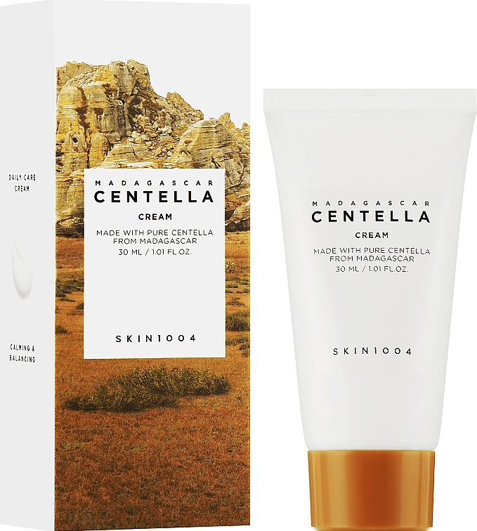 Зволожуючий крем для обличчя з центелою SKIN1004 Madagascar Centella Cream 30ml