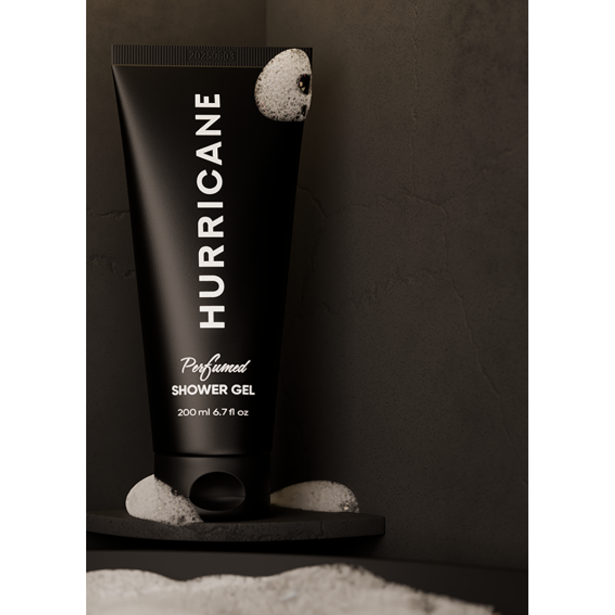 Гель для душу Hurricane чорний black 200ml