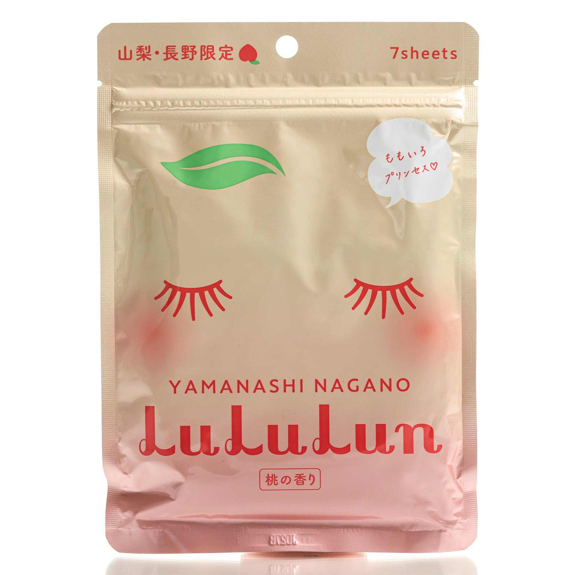 Lululun Маска для кольору обличчя тканинна - Premium Face Mask Peach персик