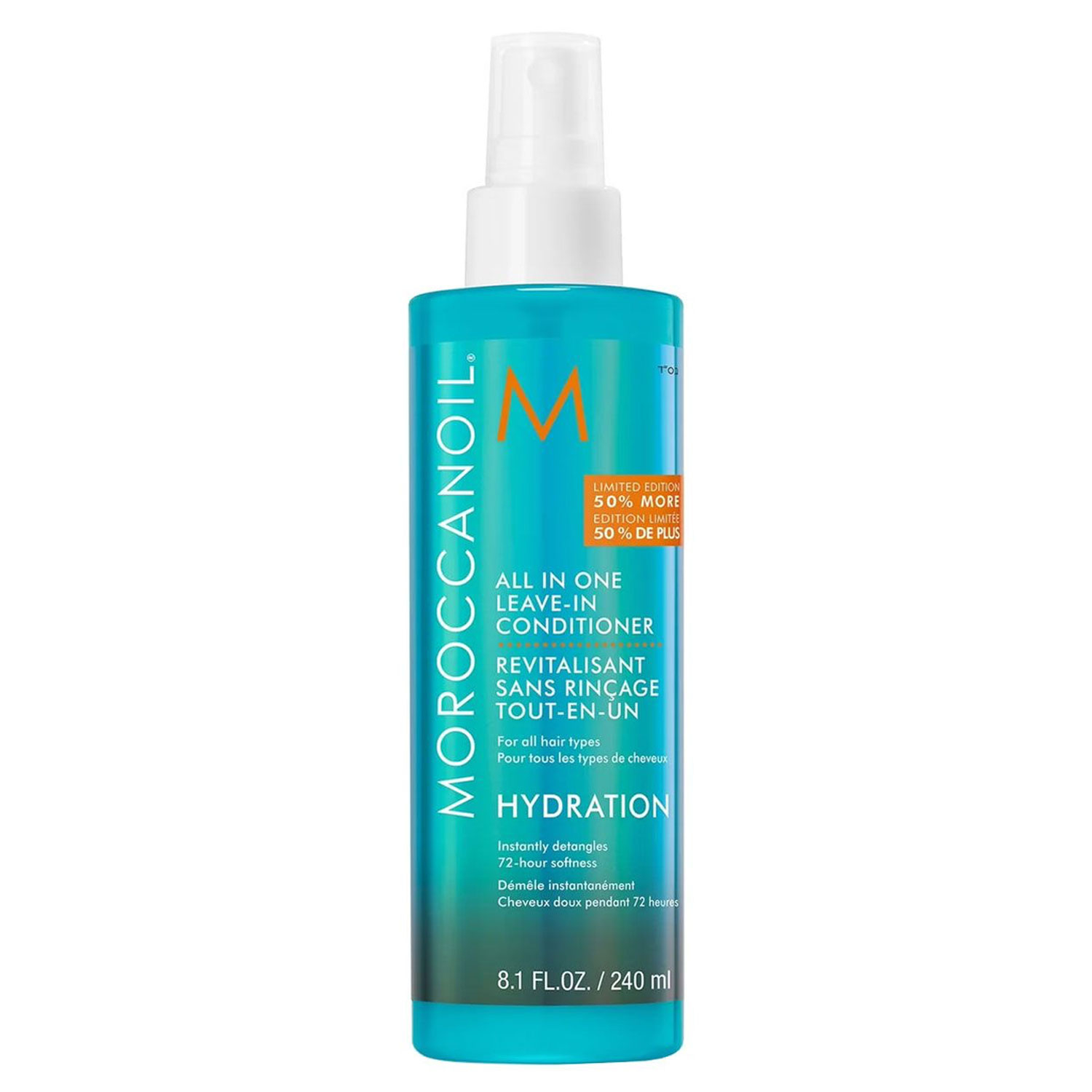 Moroccanoil Зволожуючий спрей кондиціонер "Все в одному" Hydration All in One leave in conditioner , 240 мл
