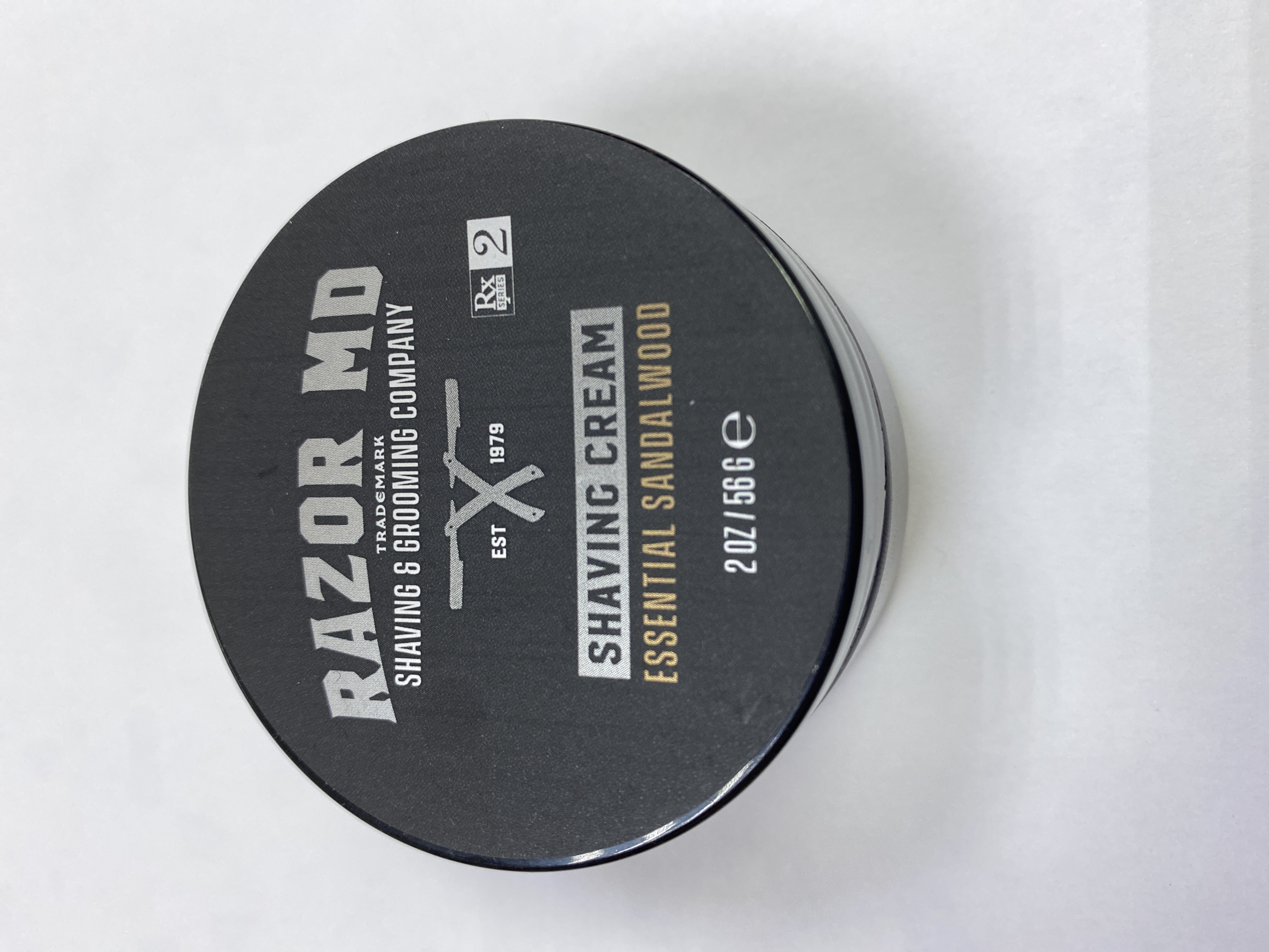 RAZOR Kрем для гоління з екстрактом сандалового дерева Shaving Cream Essential Sandalwood 56g
