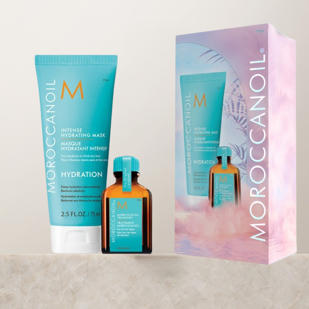 Набір для догляду за волоссям MoroccanOil Маска для волосся 75 мл + Олія для волосся 15 мл