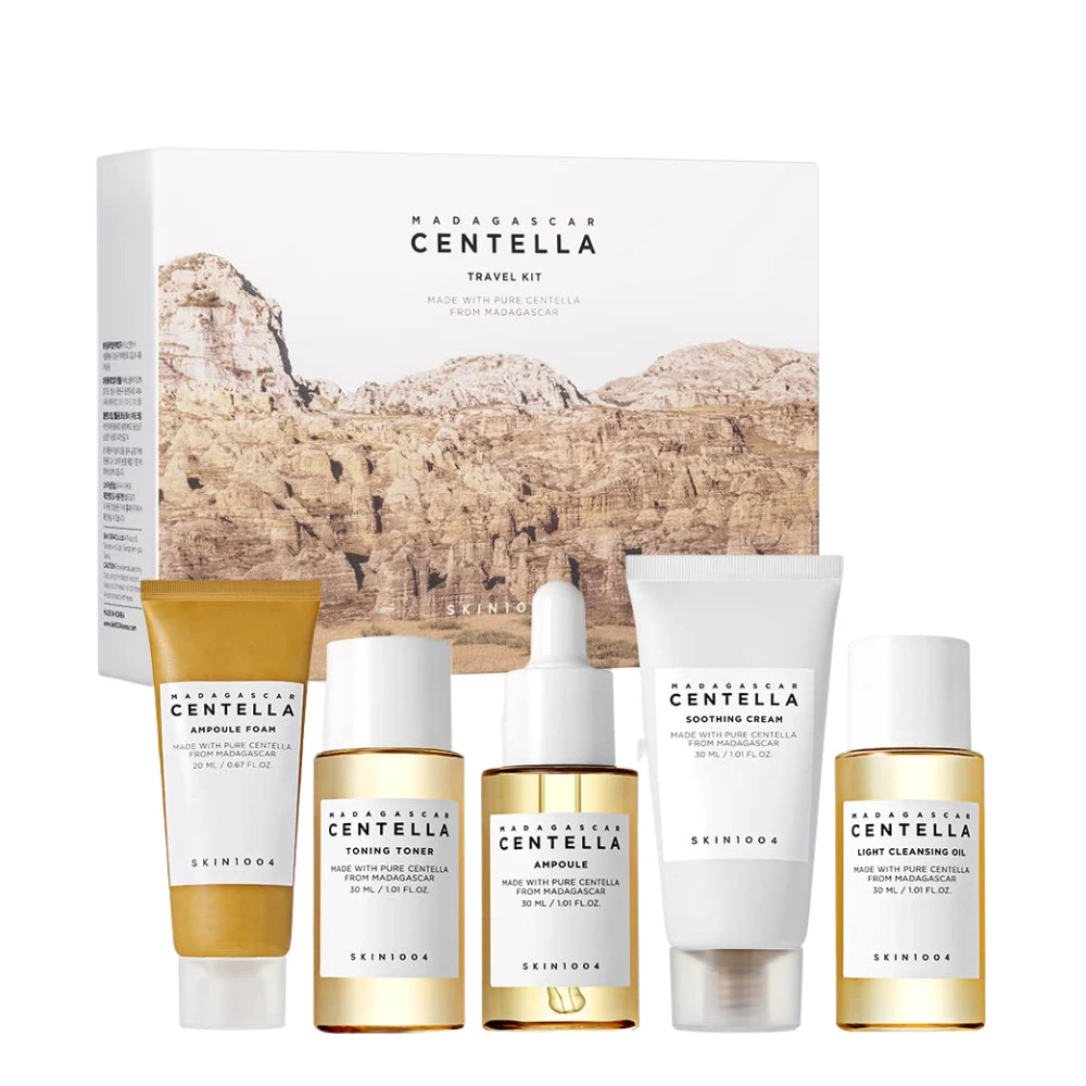 Набір засобів із мадагаскарською центеллою Skin1004 Madagascar Centella Travel Kit 5шт