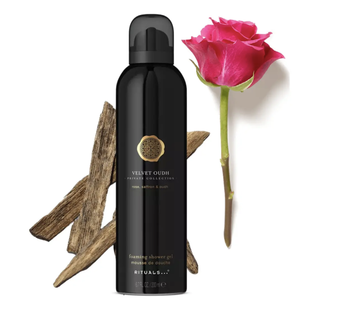 Гель-пінка для душу Rituals - VELVET OUDH Foaming Shower Gel