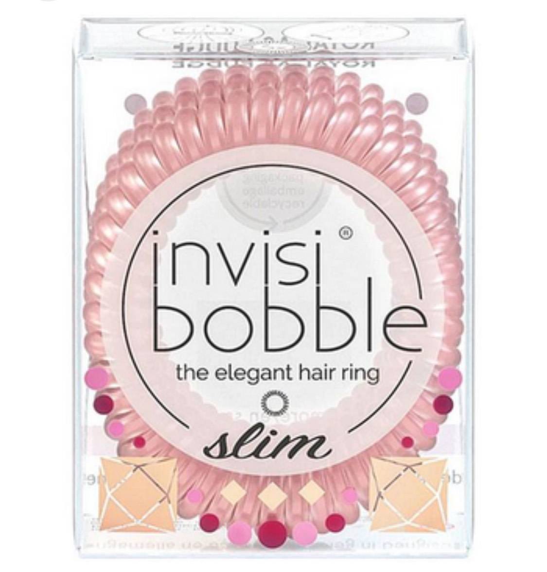 Резинка-браслет для волосся Invisibobble Slim Royal Fudge 3 шт