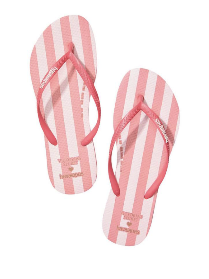 Полосаті рожеві в'єтнамки Havaianas x Victoria's Secret Size 37/38