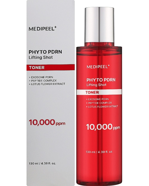Антивіковий ліфтинг-тонер для обличчя Medi-Peel Phyto Exosome Pdrn Lifting Shot Toner, 130 мл