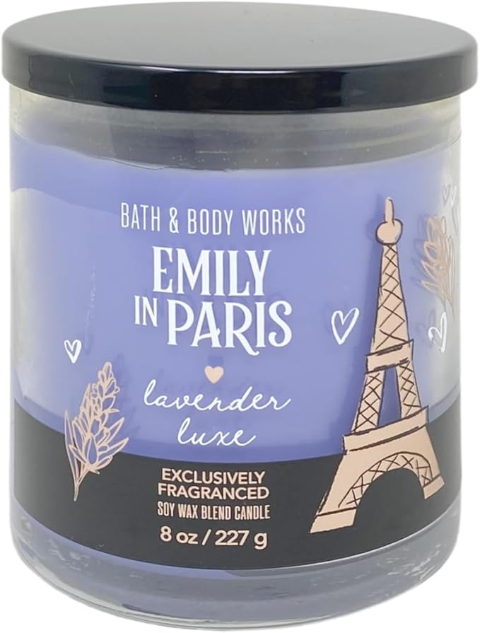 Ароматизована свічка Bath and Body Works - Emily in Paris paris Lavender Luxe, 227g