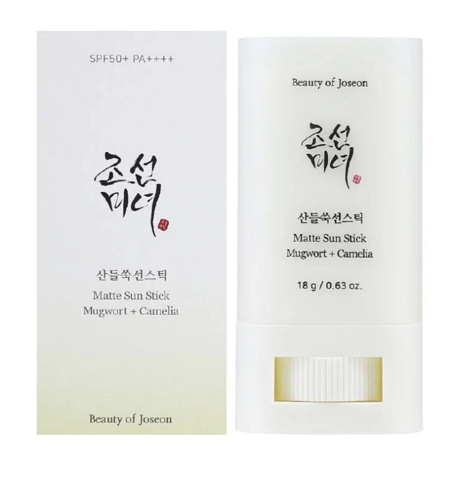 Сонцезахисний стік Beauty Of Joseon Matte Sun Stick Mugwort+Camelia SPF 50+ PA++++ 18g