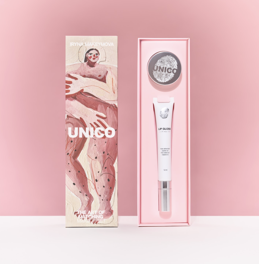 Дуо набір Unico Intense Color Duo (Олівець Diva + блиск Flirt)