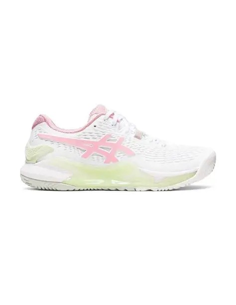 Кросівки жіночі ASICS gel-resolution 9 padel white/fruit punch US 6 1/2