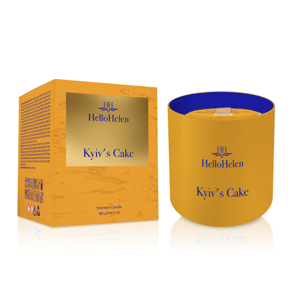 Ароматизована свічка HelloHelen Kyiv’s cake