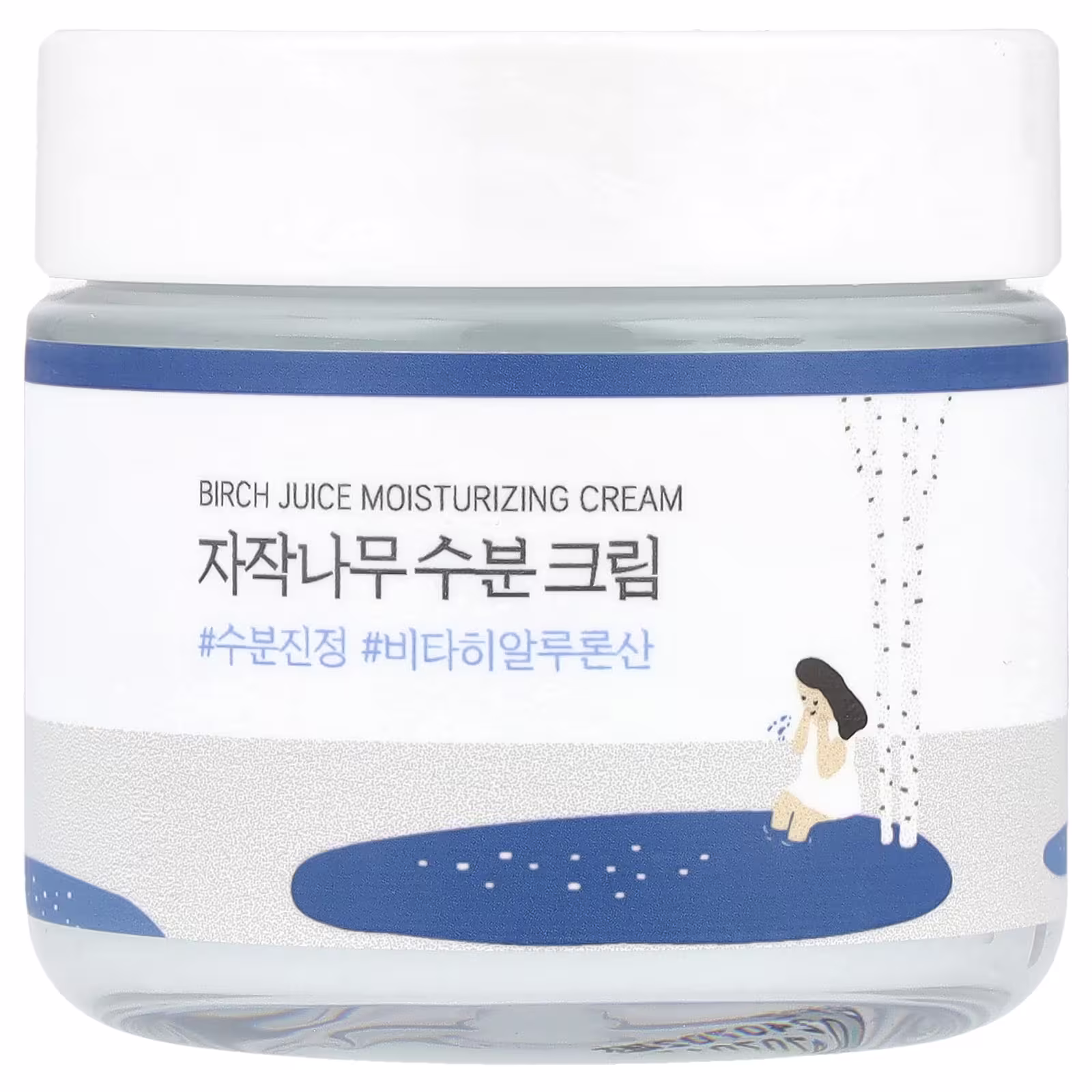 ROUND LAB Birch Juice Moisturizing Cream – зволожуючий крем для обличчя з березовим соком 80 мл