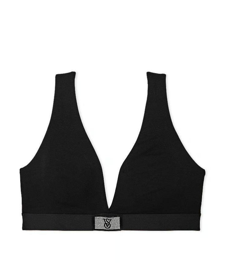 Бавовняний бюстгальтер без кісточок Shine Lounge Bra Victoria's Secret Size S