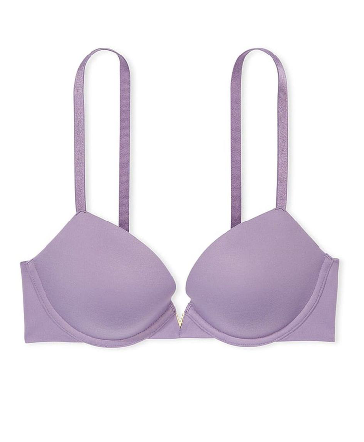 Фіолетовий бюстгальтер з пуш-ап Victoria's Secret Frozen Plum Purple Push Up Smooth Bra Size 36C