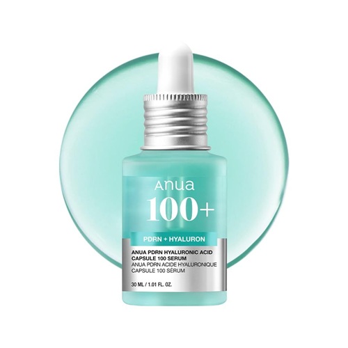 Anua PDRN Hyaluronic Acid Capsule 100 Serum – сироватка для сяяння шкіри обличчя з полінуклеотидами 30 мл