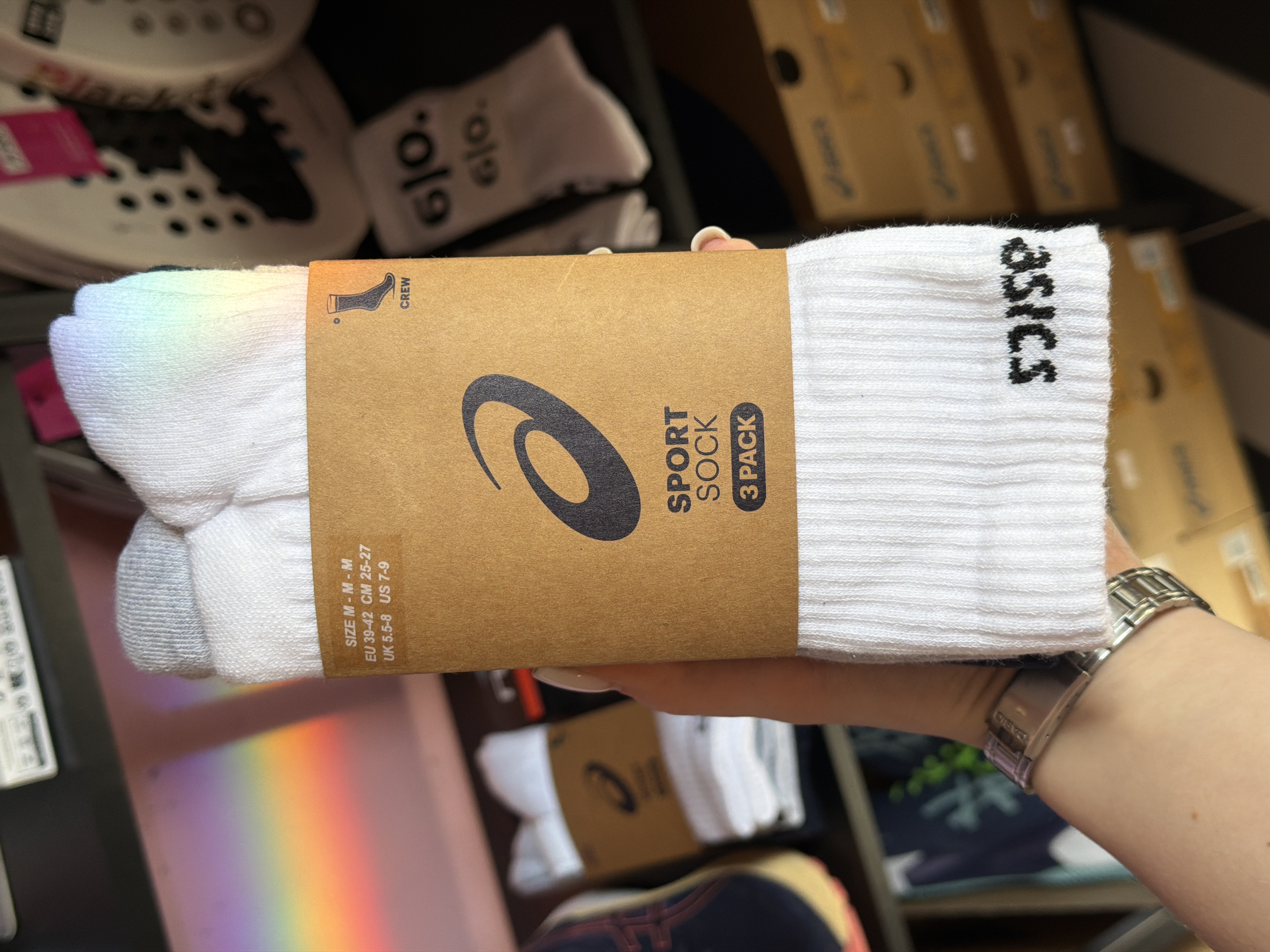 Шкарпетки ASICS 3pack M 39-42 25-27cm4570158501453