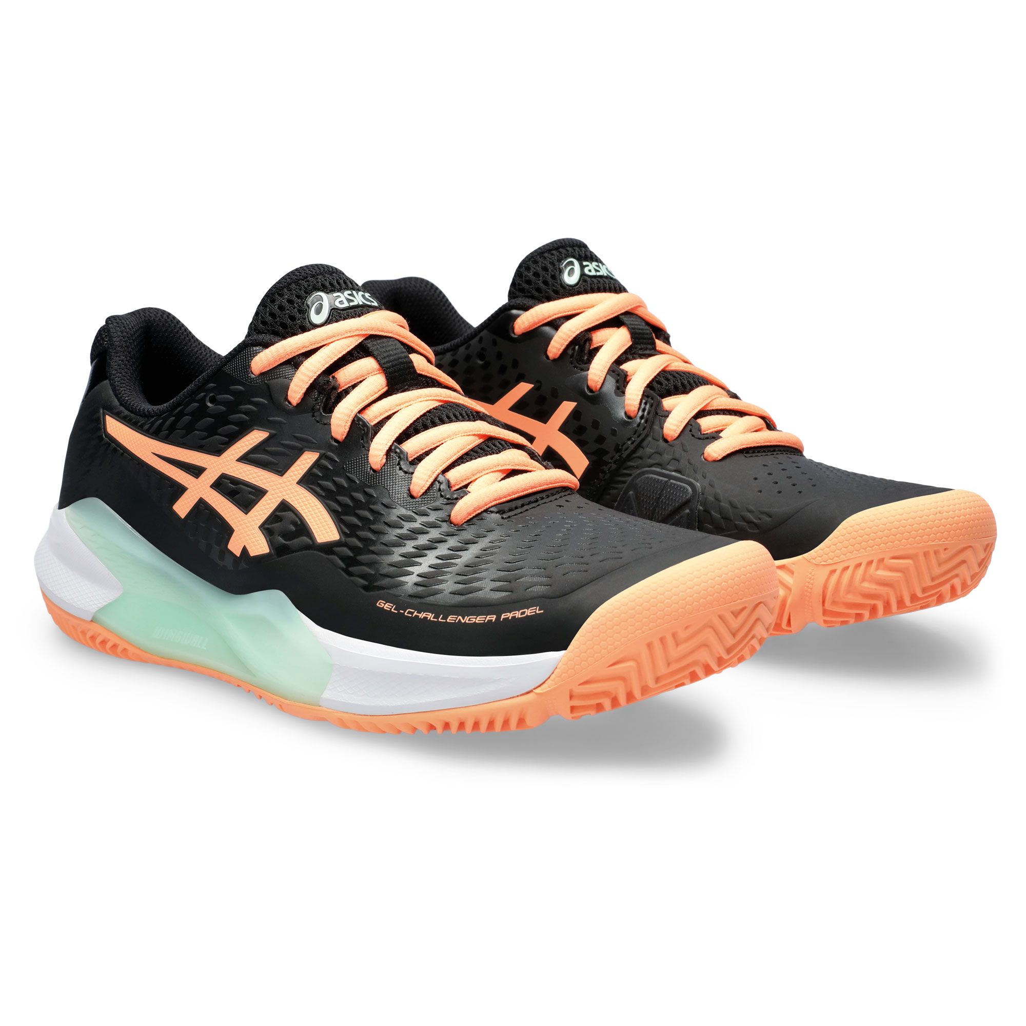 Кросівки жіночі ASICS Gel-challenger 14 padel black/bright sunstone US 9
