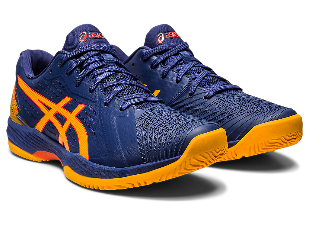 Кросівки чоловічі ASICS Solution Swift FF Padel deep ocean/amber US 9 1/2