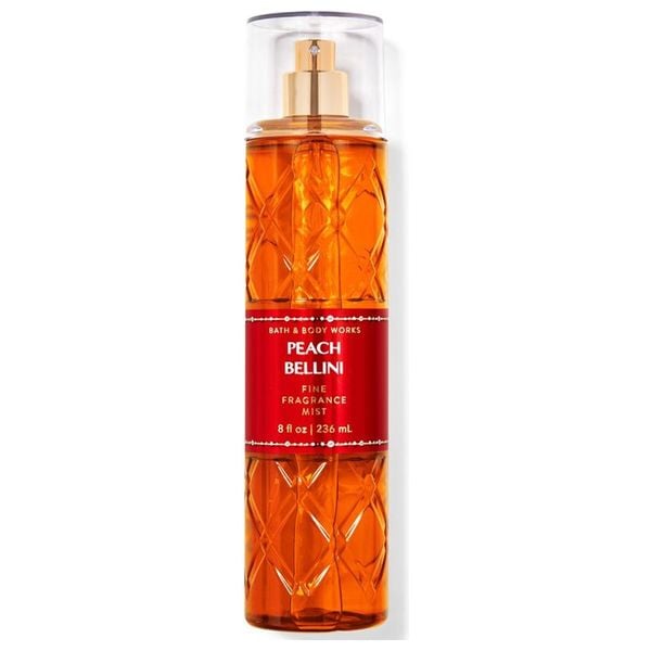 Парфумований спрей для тіла Bath and Body Works - peach bellini 236 ml