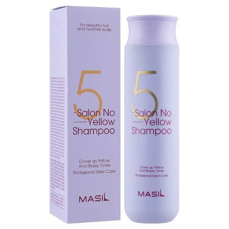 Шампунь проти жовтизни волосся - Masil 5 Salon No Yellow Shampoo 500ml