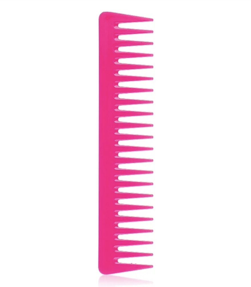 Janeke fashion COMB гребінь великий яскраво-рожевий