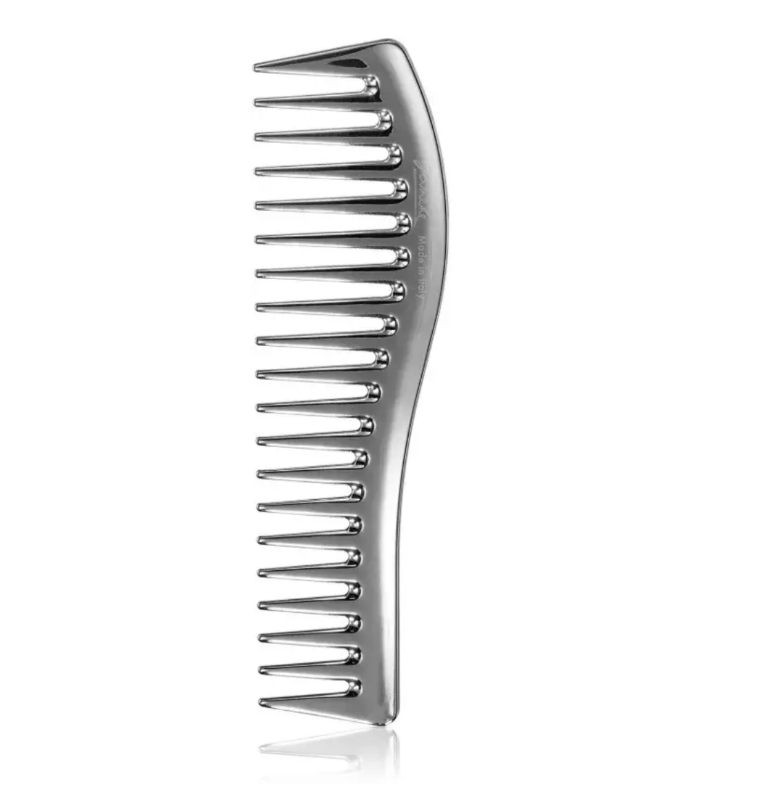 Гребінець для волосся Janeke Wavy Comb Срібний